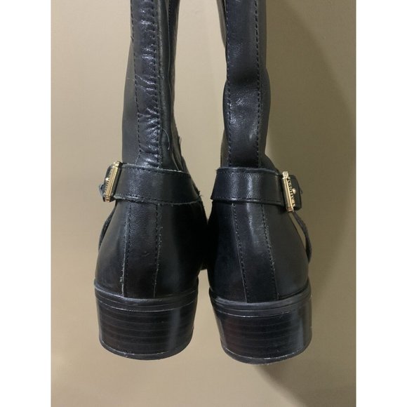 LAUREN RALPH LAUREN 'Marion' Riding Knee High Boots Black Size 7 - Picture 7 of 13